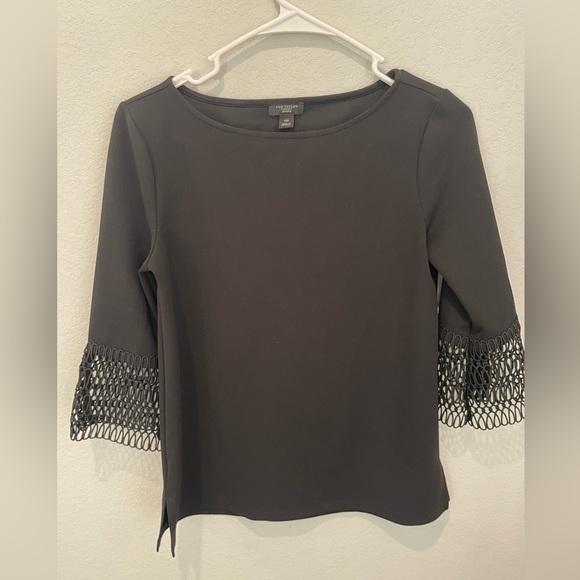 Ann Taylor XS Petite Women’s Black Blouse - Picture 1 of 7